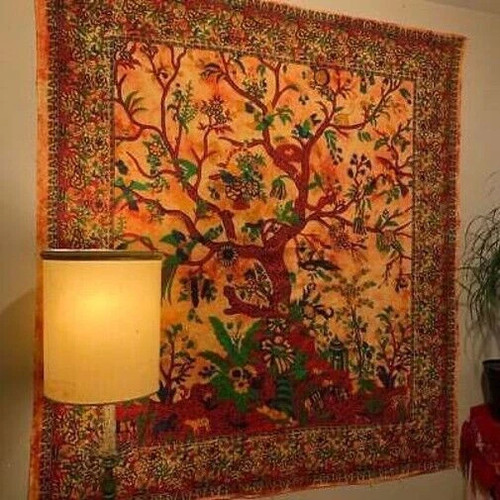 Indischer mandala wandteppich - mandala,