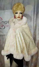 Plüsch Pailletten Kunstfell