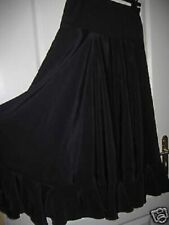 Flamencorock Flamenco alle Größen Längen Mögl. Maßgeschneidert Karneval schwarz