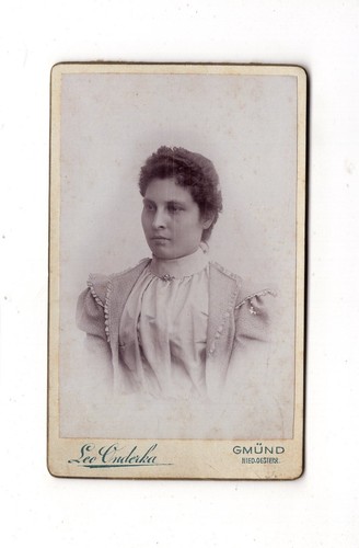 Cdv foto damenportrait - cdv,