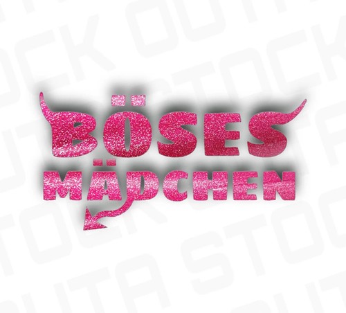 Aufkleber böses mädchen - aufkleber, mädchen"
