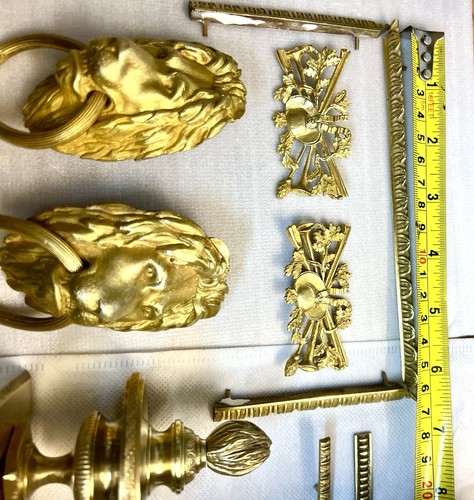 Vergoldete bronze teile - bronze-teile, für