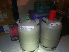 Gasflaschen Propan voll/leer