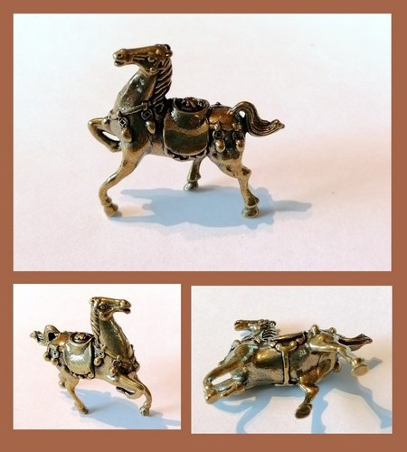 Messing zodiac pferd - zodiac, statue
