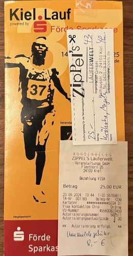 Startplatz 10km kiel lauf - startplatz,