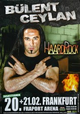 Bülent Ceylan - Haarrock , Frankfurt 2015 - Konzertplakat