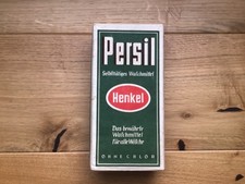 PERSIL HENKEL Reklame Werbung Waschmittel Waschpulver Original Packung