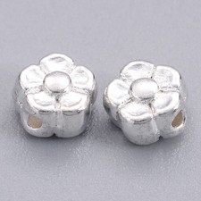 Blumen Spacer 50 Metallperlen