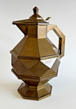 interessanter Krug/Schankkanne, 20er Jahre, kubistisch, Messing