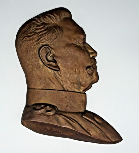 Ww1 patriotische halbplastik - patriotische, halbplastik/