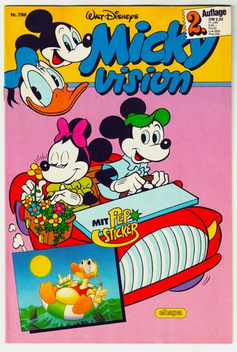 Micky vision ehapa - micky, 7/1988