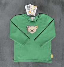 🌻 STEIFF • Baby Mädchen • Langarmshirt Sweatshirt • Bär Blume Herbst • 80 • NEU