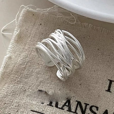 Damenring in mehreren Reihen