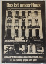 Erich Dobhardt Haus, Poster, Plakat, Häuserkampf, Dortmund, 1973