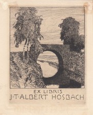 Exlibris Bookplate Radierung