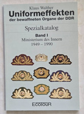 DDR Polizei UNIFORMEFFEKTEN 1949-90 Buch 232 S. Spezialkatalog Band 1 VoPo TraPo