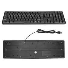 Computer Keyboards Ergonomic Design USB Wired Arabic English Mechanical Keyboard