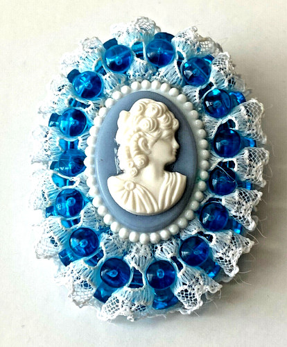 Vintage brosche kamee - brosche,