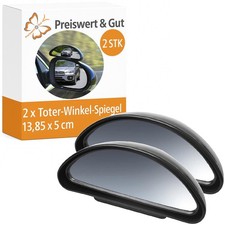 2x Weitwinkel-Spiegel 13,85x5 Zusatzspiegel Autospiegel Toter-Winkel-Spiegel