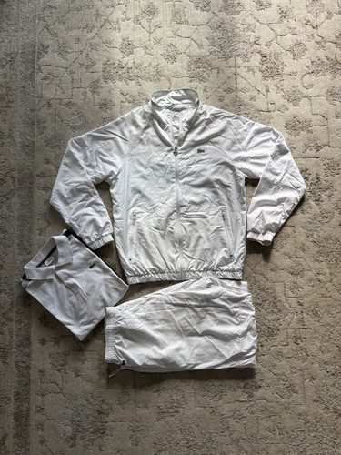 Lacoste anzug polo set weiß - lacoste,