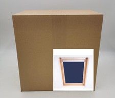 Bloc Skylight Rollo 10 (114/118) für Fakro Dachfenster Blockout Marineblau