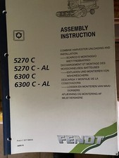 Fendt Betriebsanleitung 5270C 5270C-AL 6300C 6300C - AL Mähdrescher  INSTRUCTION