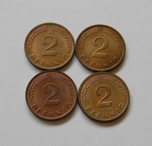 Brd komplettsatz pfennig - komplettsatz,