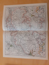 Landkarte um 1895 Schleswig