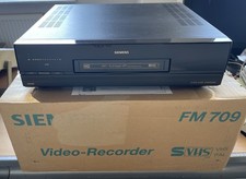 SIEMENS FM-709 SVHS-Videorecorder S-Video + OVP, FB, BDA - vom Händler