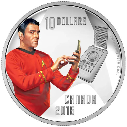 Silbermünze star trek - silbermünze,