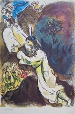 Marc Chagall Exodus Moses + 10