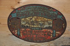 Altes blechschild - altes,