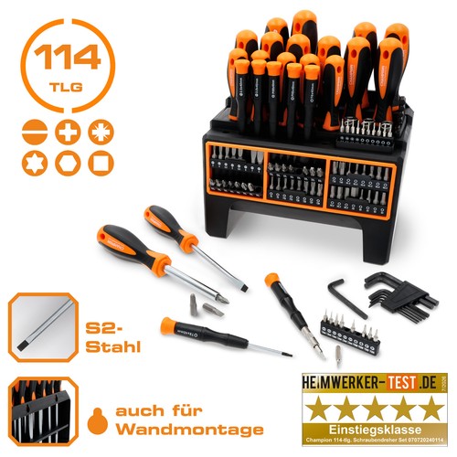 Schraubendreher set 114 - schraubendreher, 114-tlg