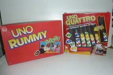 UNO Quattro/UNO Rummy-Von Mattel - Vollständig - Guter Zustand- Raritäten