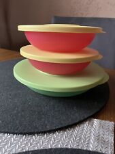 TOP Tupperware Schüsseln Junge Welle 400/700 ml  flache Schüsseln 3x