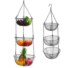 3 Etagen Obstkorb Hängend