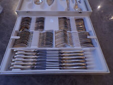 WMF Englische Rose Silberbesteck 12 Personen 60 Teile + 6 Vorleger 90er wie neu!