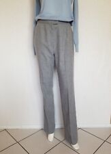 Malo feminine edle elegante 100% Kaschmir Hose Bügelfalte Grau meliert