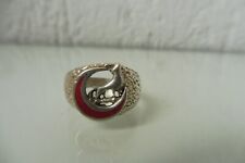 Offizier - Ring , alter Silber-Ring  , 925 Silber tw. emailliert , w. Militär