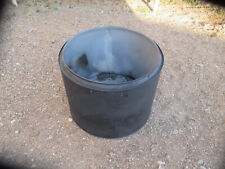 Feuerschale 54cm in schwarz ehemals Trocknertrommel Upcycling - wiederverwertet