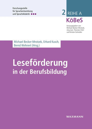 Leseförderung der - in,