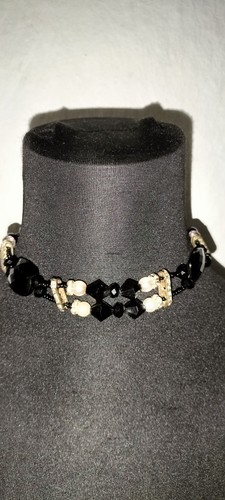 Choker kette perlen gothic - choker,
