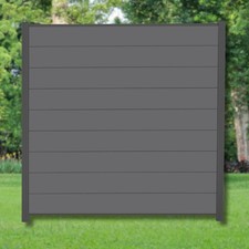 Wpc zaun komplettset - wpc,