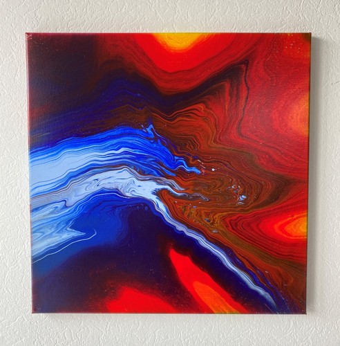 Acryl pouring auf - acryl,