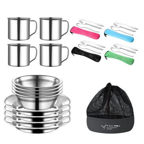 Camping cutlery set person - camping,