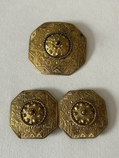 Antikes Set Jugendstil Brosche und Gürtelschnalle