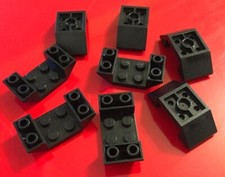 je 8 x Lego 4871 41862  Schrägsteine 4x2 2 Schrägen 45° invers 2x2 with Vents J5