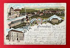 Litho AK HERRNHUT bei Görlitz