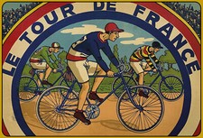 Blechschild 20x30 Tour de