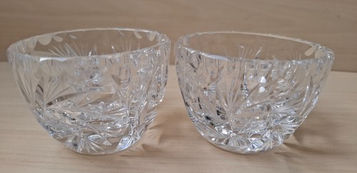 2er set vintage bleikristall - vintage,